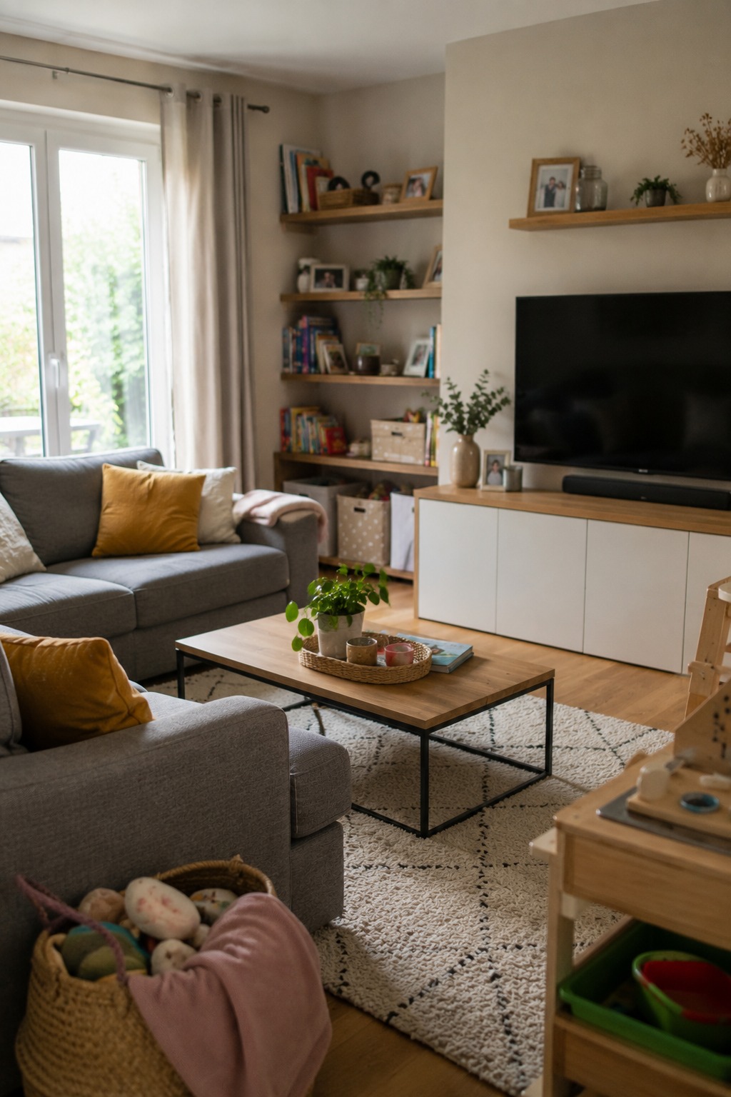 Salon réorganisé